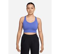 Nike Vogatore Seamless Crop Pro W - Canotta Training - Donna - Blu XS