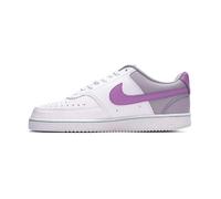 NIKE W Court Vision Lo NN, Appartamenti Donna, Bianco Rush Fucsia Peltro Smeraldo, 40 EU