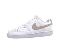 Nike W Court Vision Lo NN, Scarpe Basse Donna, White Platinum Viola, 40 EU