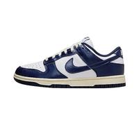 Nike W Dunk Low, Scarpe da Basket da Donna, Blu Navy Bianco Mezzanotte, 41 EU