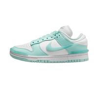 Nike W Dunk Low, Scarpe da Basket da Donna, Summit White Jade Ice Twist, 40 EU