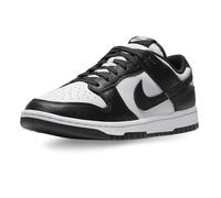 Nike W Dunk Low, Scarpe da Basket Donna, White/Black-White, 41 EU