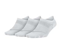 Nike W Everyday Plus LTWT Foot 3Pr, Calze Donna, Bianco, M