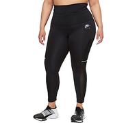 Nike W NK Air DF 7_8 Tight Leggings, Black/White/Reflective Silv, S Donna