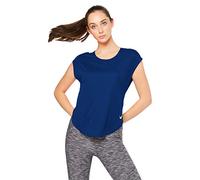 Nike W Nk City Sleek SS T-Shirt, Donna, Blue Void/Reflective Silv, XS
