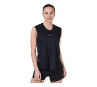 Nike W NK City Sleek Tank Cool, Canottiera Sportiva Donna, Black/Thunder Grey/(Reflective Silv), L
