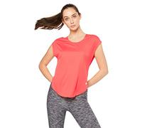 Nike W NK City Sleek Top SS T-Shirt, Donna, Ember Glow/Reflective Silv, XS