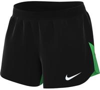 Nike W Nk DF Acdpr Short K Pantaloni, Nero/Verde/Bianco, XS Donna