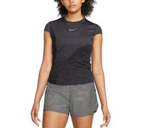 Nike W NK DF RUN DVN SS TOP Magliette L Nero