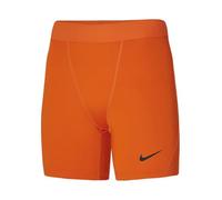 Nike W Nk DF Strike NP-Pantaloncini Pantaloni, Arancione/Nero, M Donna