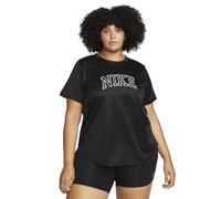 Nike W Nk Df Swoosh Run Top Plus, Maglia Lunga Donna, Black/White/White, 5XL