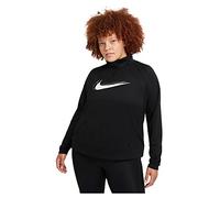 Nike W NK DF SWSH Run Hz MDLYR, Maglia Lunga Donna, Black/White, XS