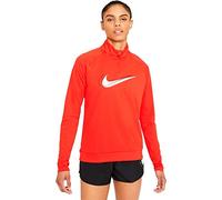 Nike W NK DF SWSH Run Hz MDLYR, Maglia Lunga Unisex-Adulto, Chile Red/White, XS