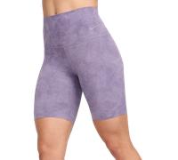 Nike W NK DF ZENVY HR 8IN TDYE SHRT Shorts M Viola