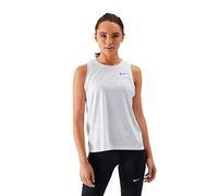 Nike W Nk Dry Miler Plus Canottiera Sportiva, Donna, White/Reflective Silv, 1X