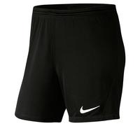 Pantaloncini da calcio Nike Dri-FIT Park III Knit da donna, nero/bianco (XS)