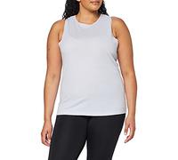 Nike W NK Dry Tank Studio Open Back Canotta, Donna, Oxygen Purple/White, S