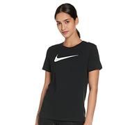 Nike W Nk Dry Tee Dfc Crew T-Shirt, Donna, Black/Black/Htr/White, S