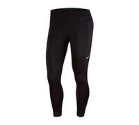 Nike W Nk Fast Crop Mr, Pantaloni Sportivi Donna, Black/(Reflective Silv), 2XL