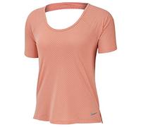 Nike W Nk Miler SS Breathe, Tshirt Donna, Rosa, S