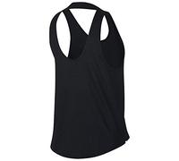 Nike W Nk Miler Tank Breathe, Canottiera Sportiva Donna, Black/(Reflective Silv), XS