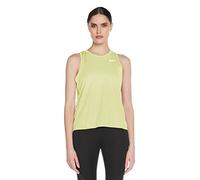 Nike W Nk Miler Tank, Canottiera Sportiva Donna, Limelight/Reflective Silv, XL