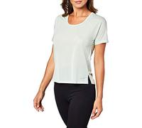 Nike W Nk Miler Top SS Breathe, Maglietta Donna, Ghiaccio/Argento (Pistachio Frost/Reflective Silv), XS
