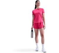 NIKE W Nk One Classic DF SS Top WT, Rush Pink/Bianco, S, Rosa Rush/Bianco, S