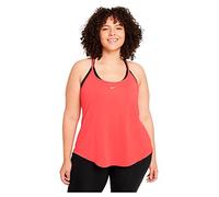 Nike W NK One DF ELSTKA Std Tank Canottiera, Magic Ember/White, XS Donna