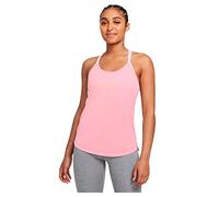 Nike W NK One DF ELSTKA Std TK Canottiera, Pink Glaze/Melon Tint/White, M Donna