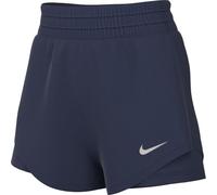 Nike W Nk One DF HR 3In 2N1 Shorts, Midnight Navy/Reflective Silv, S