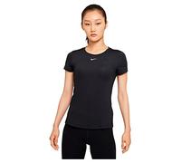 Nike W Nk One DF SS Std Top, T-Shirt Donna, Black/White, XS
