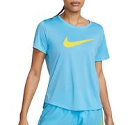 NIKE W NK One DF SWSH HBR SS T-Shirt, Blu Baltico, L Donna