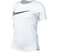 NIKE W NK One DF SWSH HBR SS, T-Shirt Donna, White, M