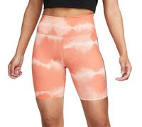 Nike W NK ONE LUXE DF MR 7IN ST AOP Shorts XS Arancio