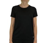 Nike W Nk Run SS, Top Donna, Nero, M