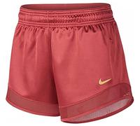 Nike W NK Short Glam, Pantaloncini Sportivi Donna, Cedar/Cedar/Metallic Gold, M