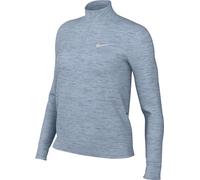 Nike W Nk Swift Elmnt DF UV Hz Top Maglia a Maniche Lunghe, Blu/Argento Lucido, L Donna