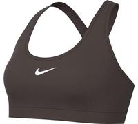 Nike W Nk Swsh LGT SPT Bra, Marrone/Bianco, XS Donna