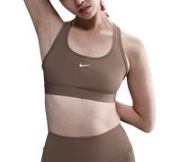 Nike W NK SWSH LGT SPT BRA Top e Reggiseni L Marrone