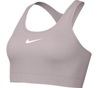 Nike W Nk Swsh Med SPT Bra, Platinum Violet/White, XXL Donna