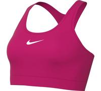 Nike W Nk Swsh Med SPT Bra Reggiseno Sportivo, Fireberry/White, XS Donna