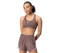 Nike W Nk Swsh Med SPT Bra Reggiseno, Tatuaggio/Bianco, L Donna