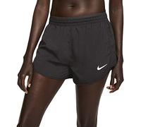 Nike W Nk Tempo LX 3In Pantaloncini Sportivi, Donna, Black/Anthracite/Reflective Silv, S