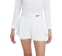 Nike W NKCT DF ADVTG Short Pantaloncini, White/Black, XS Donna