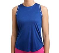 Nike W Nkct Dry, Canottiera Sportiva Donna, Indigo Force/White/White/Indig, S