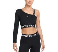 Nike W NP DF SHINE CROP TOP Magliette L Nero