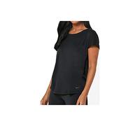 Nike W NP Dry Elastika SS Top Essnt T-Shirt, Donna, Magic Flamingo/Barely Rose/White, XL