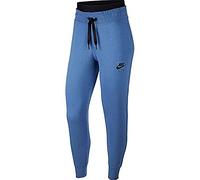 Nike W NSW Air FLC Pantaloni Sportivi, Donna, Indigo Storm/Black, XS