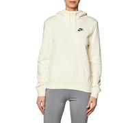 NIKE W NSW Club FLC FNL Hoodie Std, T-Shirt Donna, Latte di Cocco/Nero, XS